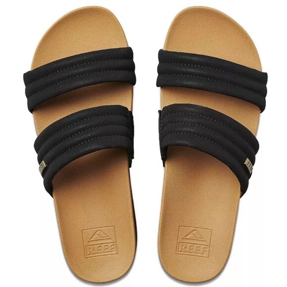 Reef Kaia 2-Bar Slide Sandals- Black - Picture 3 of 8
